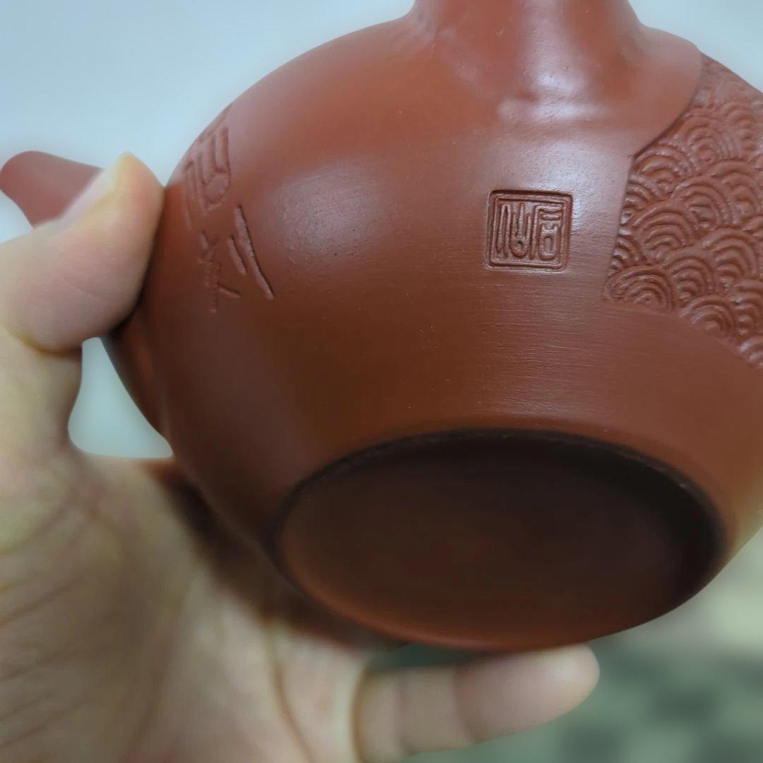 急須　茶道具　石仙作