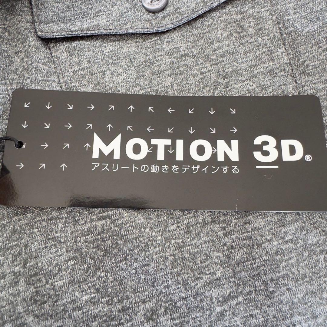 新品タグ付✨  モーション3D ラバーロゴ　グレー M