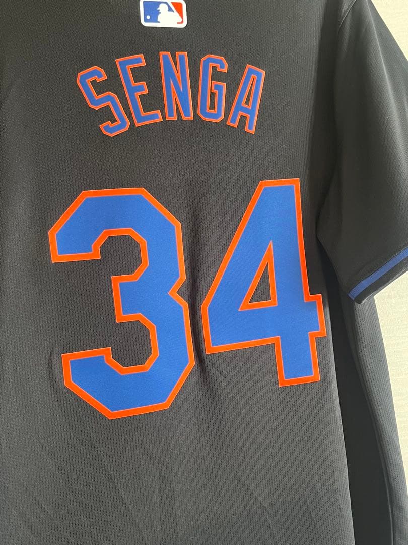 Nike Mets ユニフォーム Senga 34 ブラック