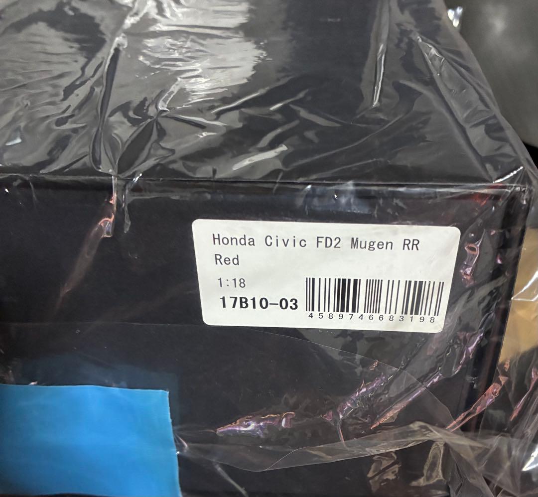 ONEMODEL 1/18 シビック 無限RR fd2 MUGEN RR