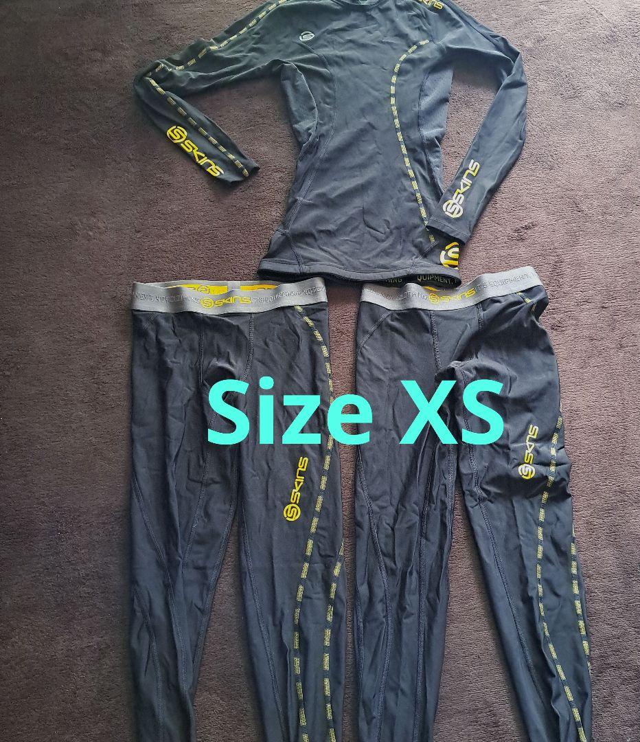Skins コンプレッションXS 上下セット(タイツ2本) 2XU ウエイト