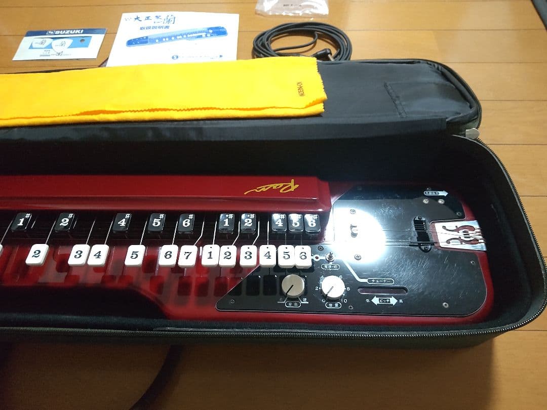 中古超美品　初心者　オール６点セット　❮　大正琴　蘭　他５点 ❯