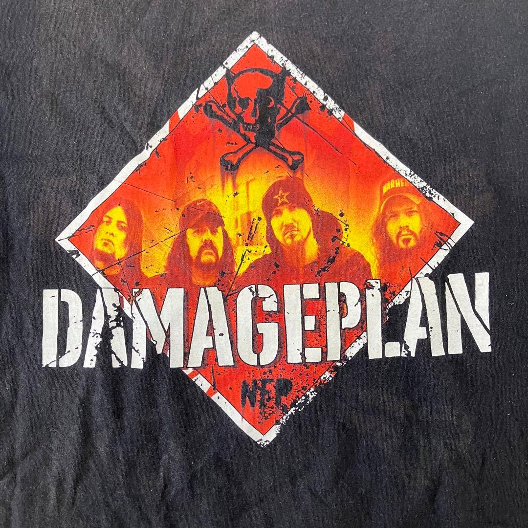 古着☆DAMAGEPLAN☆ダメージプラン☆Tシャツ☆バンドTシャツ☆ブラック！
