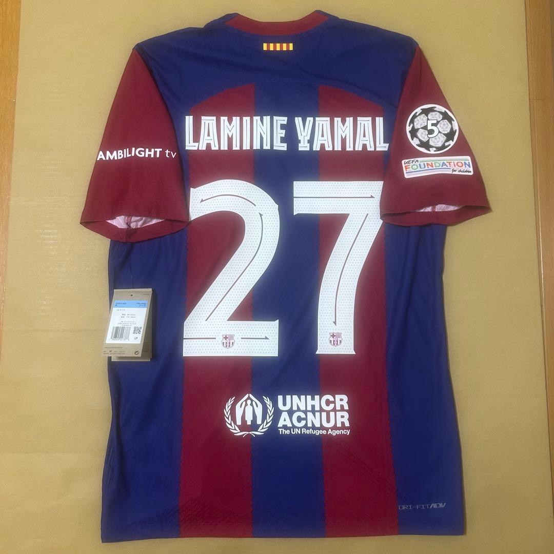 【超希少品】23-24バルセロナ ラミン・ヤマル オーセンティック ユニフォーム
