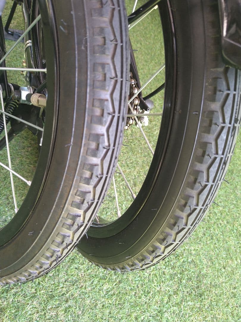 ソフトバンク　お父さん自転車　鍵付き　折りたたみペダルに交換　折りたたみ自転車