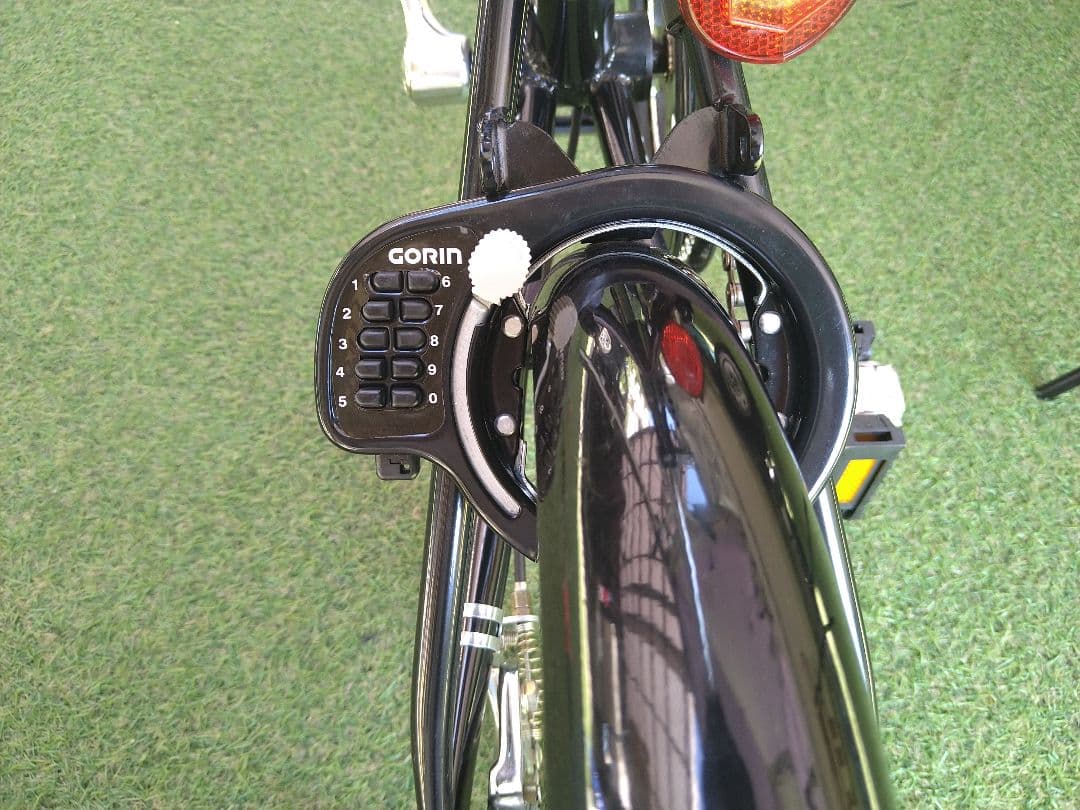 ソフトバンク　お父さん自転車　鍵付き　折りたたみペダルに交換　折りたたみ自転車