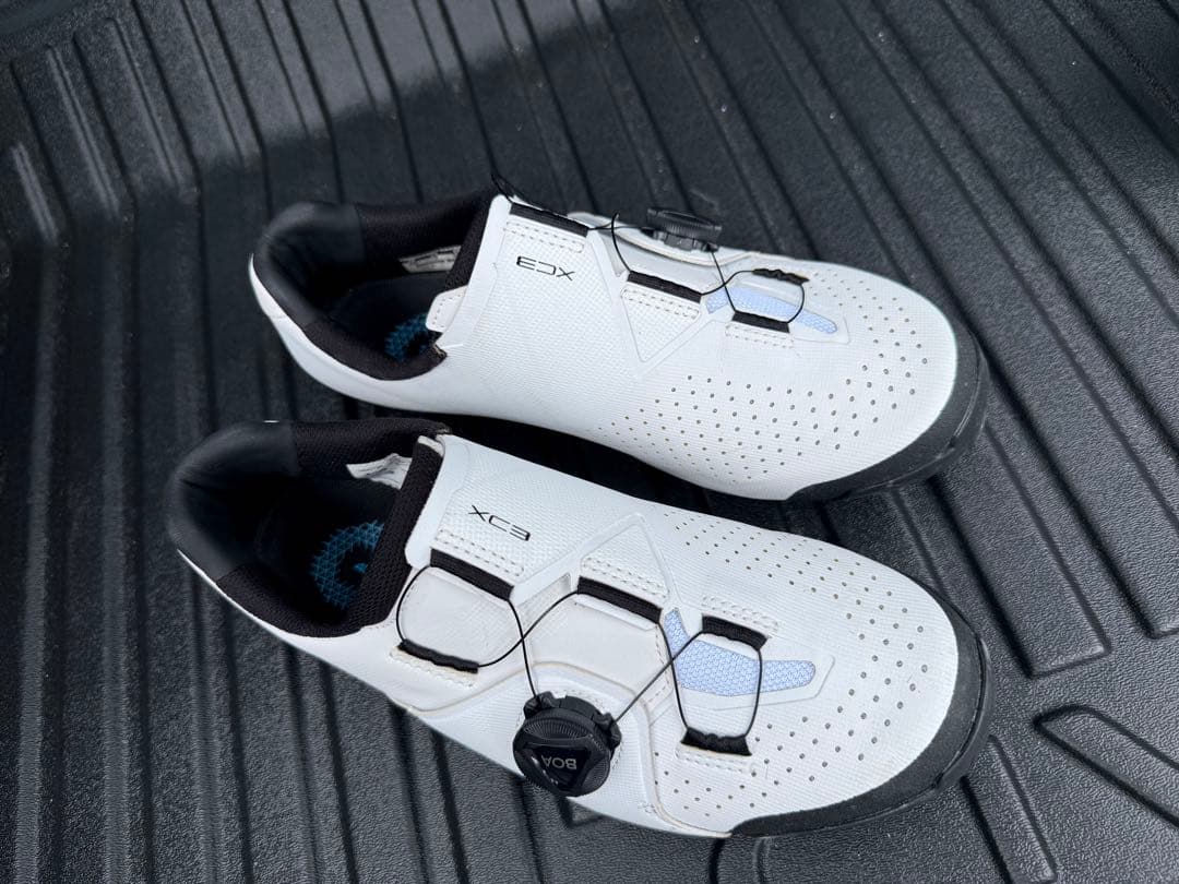 SHIMANO XC300 ホワイト シューズ 25.2cm