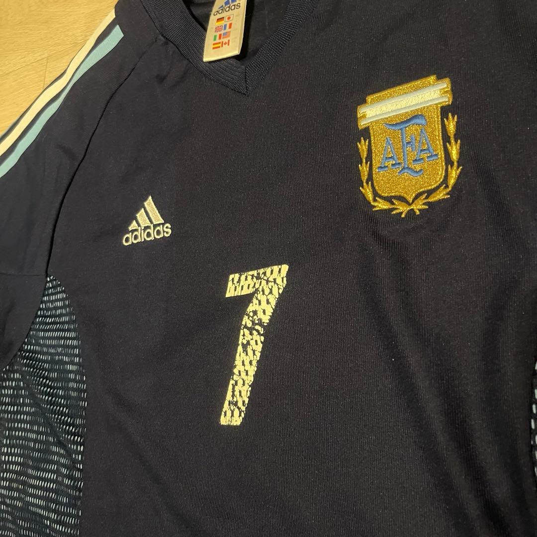 adidasサッカーTシャツ アルゼンチン代表 ネイビー
