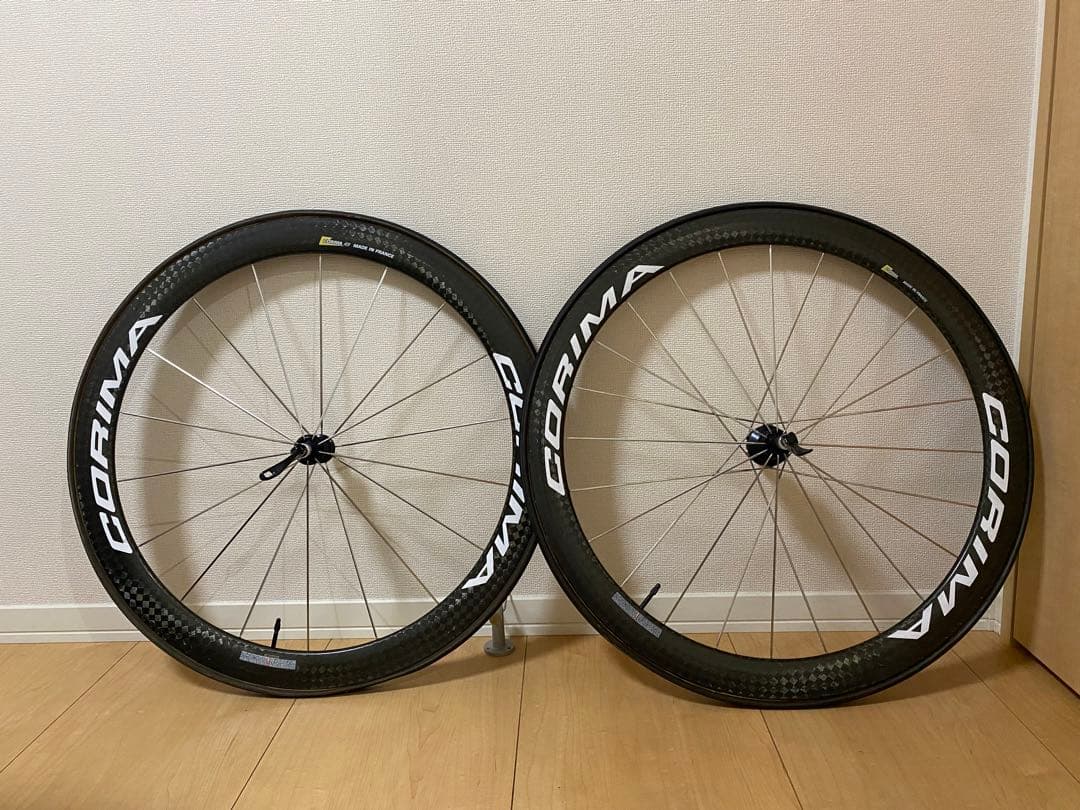 CORIMA カーボンホイール　チューブラー 前後　ワンオーナー正規品　バック付