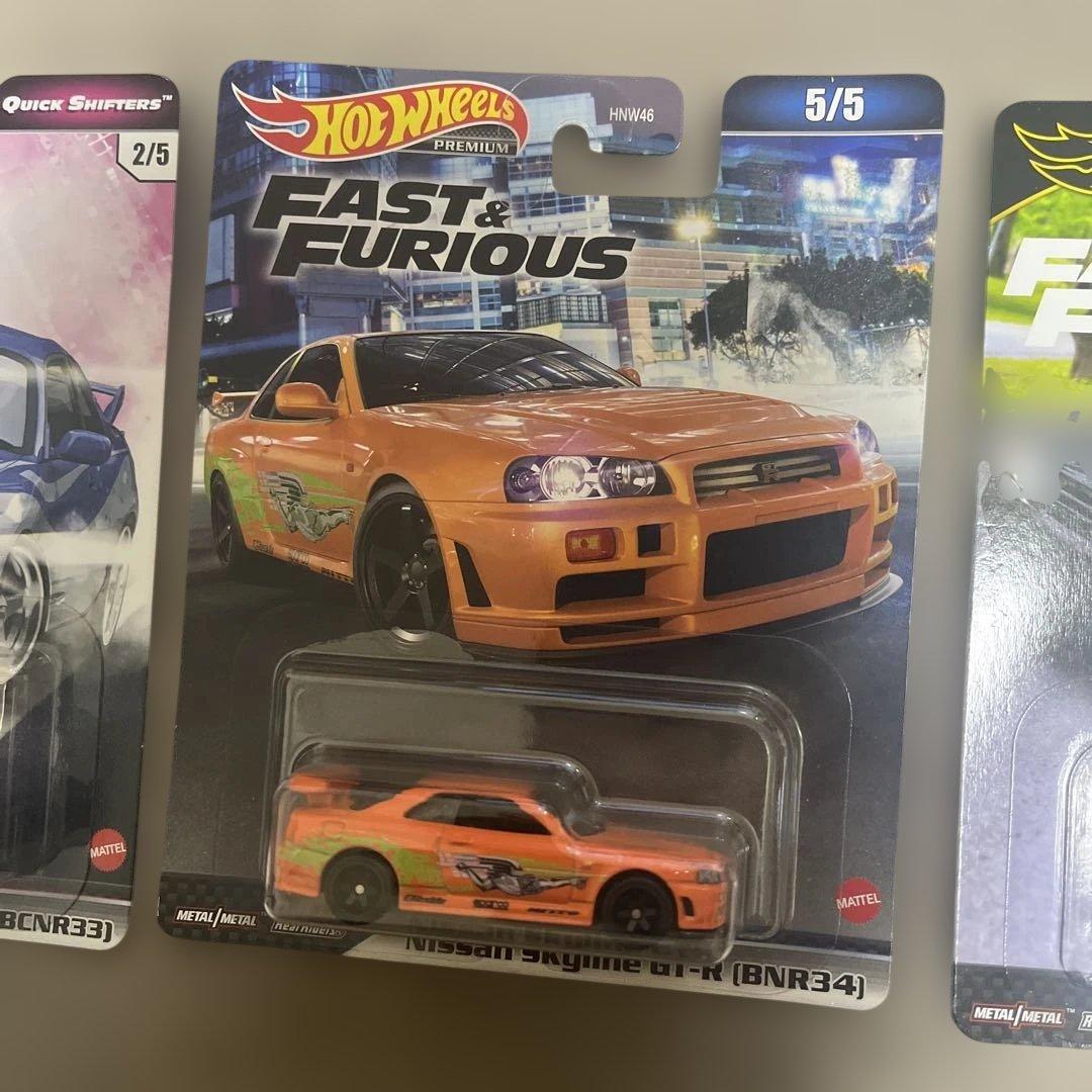 Hot Wheels Fast & Furious ワイスピ 7台セット