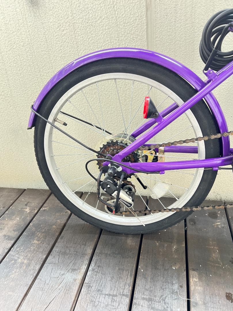 THREE STONE 折りたたみ自転車20インチ シマノ外装6段変速　引取専用