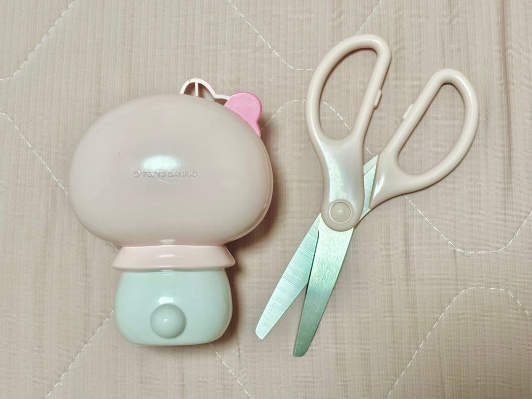 サンリオ マイメロディ 販売終了品 立体ケース付きはさみセット
