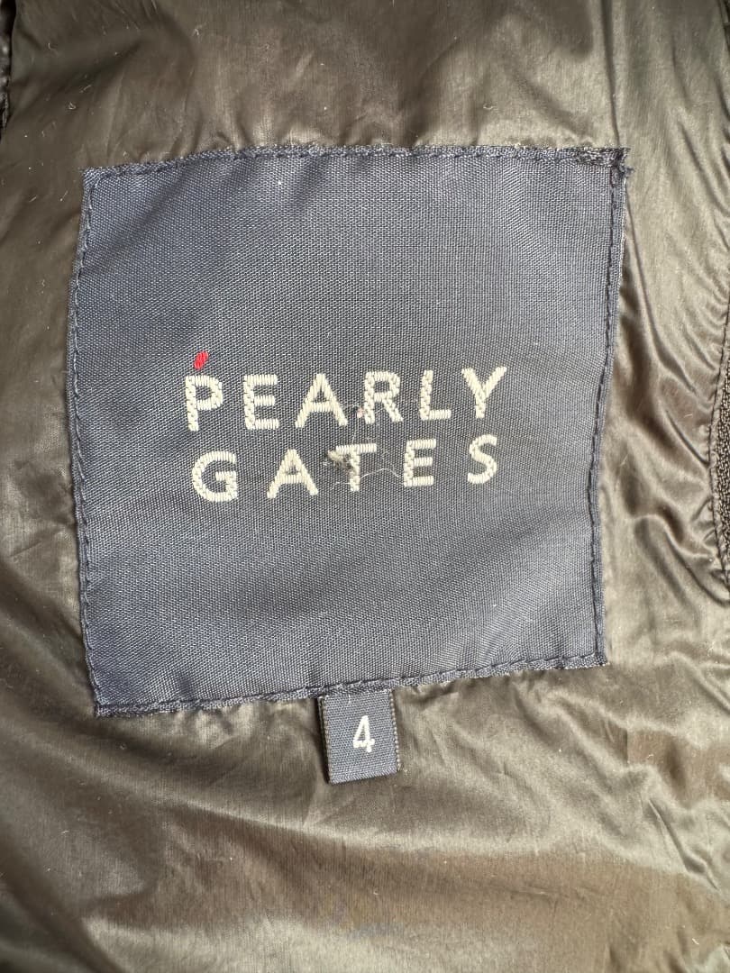 美品　PEARLY GATES メンズダウンジャケット　2way