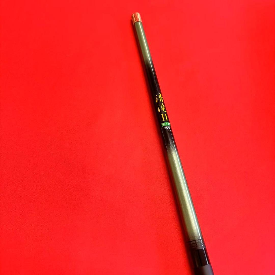 渓流竿　清滝Ⅱ 300 回転トップ　カーボン超小継　のべ竿　テンカラロッド