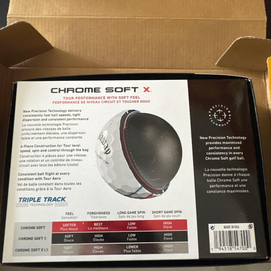 20個　Callaway Chrome Soft X トリプルトラック LS