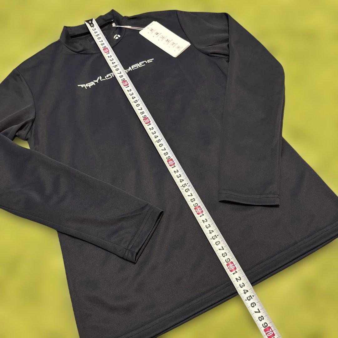 ラスト1点【TaylorMade】L 新品✨春ゴルフ　ロゴモックネックトップス