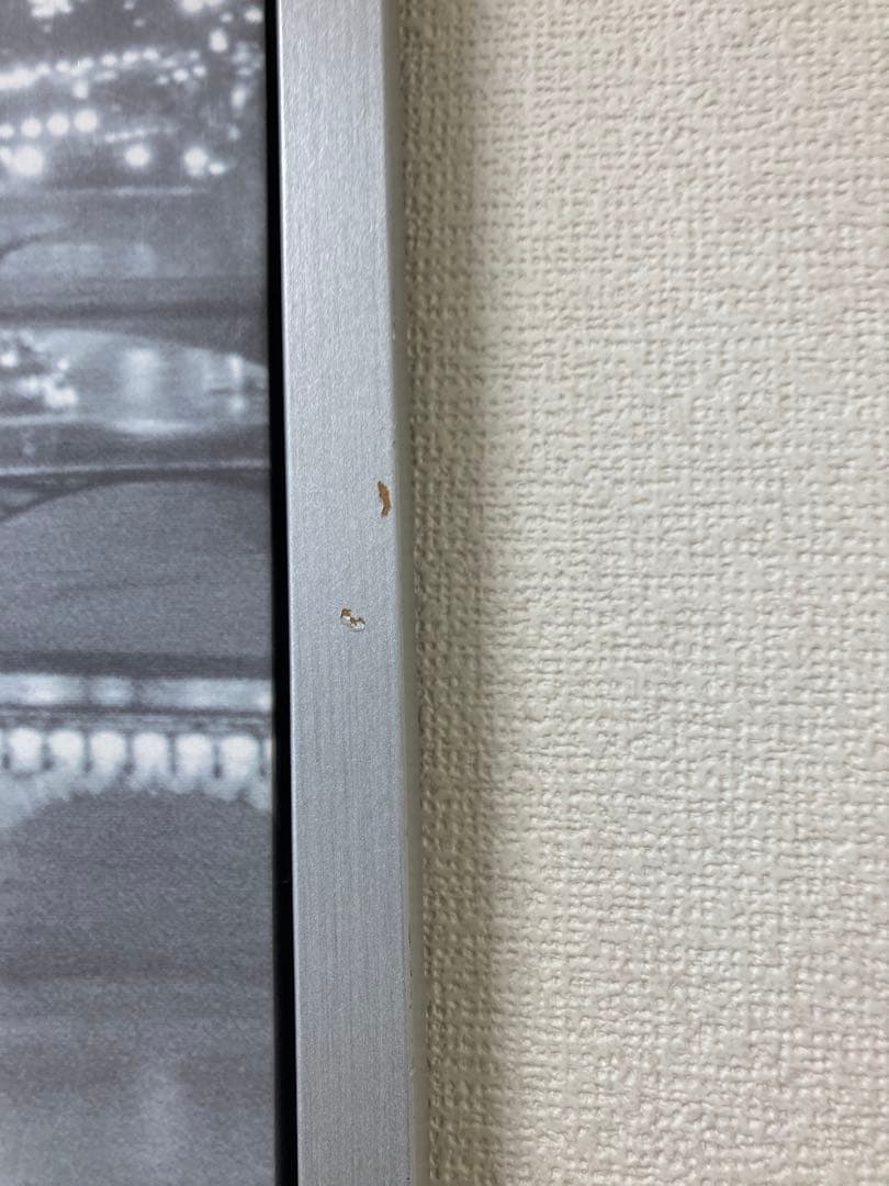 大型140cm パリ エッフェル塔 モノクロアート フレーム付 IKEA フォト