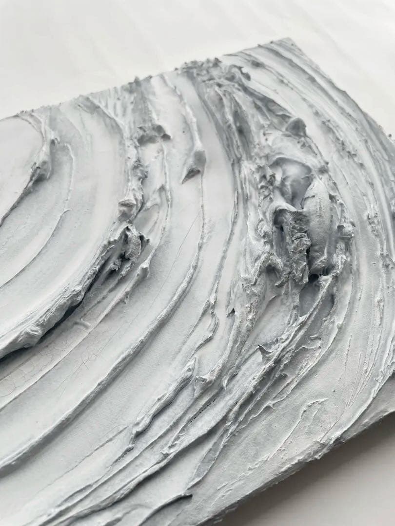 光と陰影を楽しむ抽象画　テクスチャーアート
