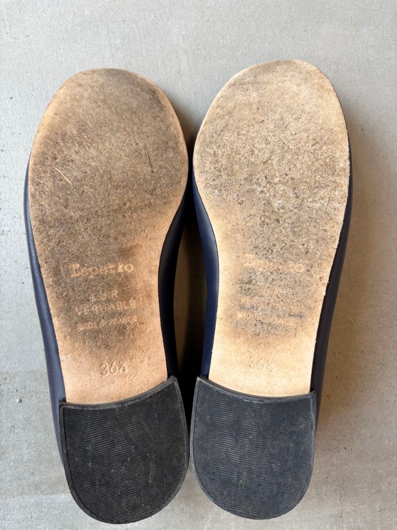 Repetto ネイビー バレエシューズ 36.5