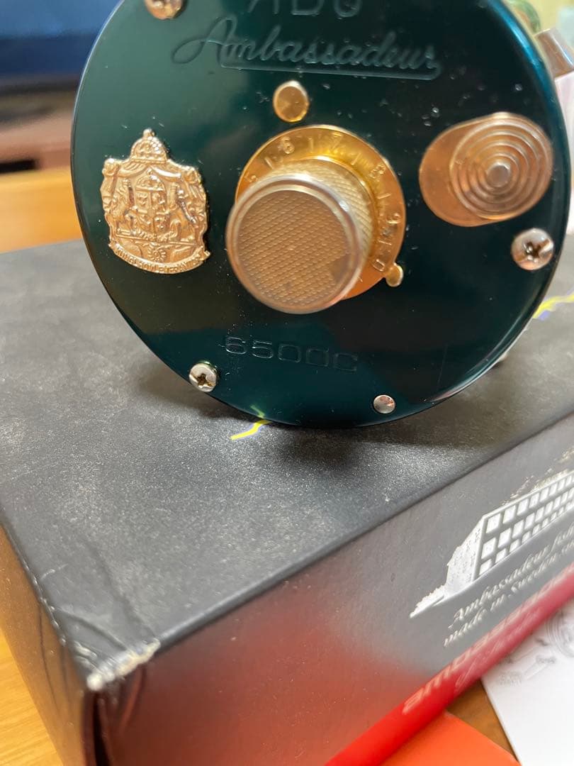 よ*ー様 アブ　アンバサダー6500CDL ？緑＆金　限定品109/200希少