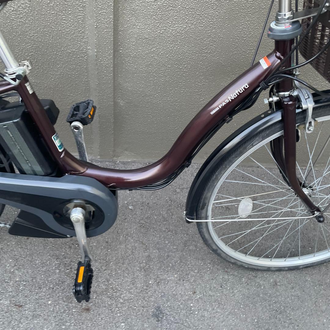 ヤマハ電動アシスト自転車26インチブラウン