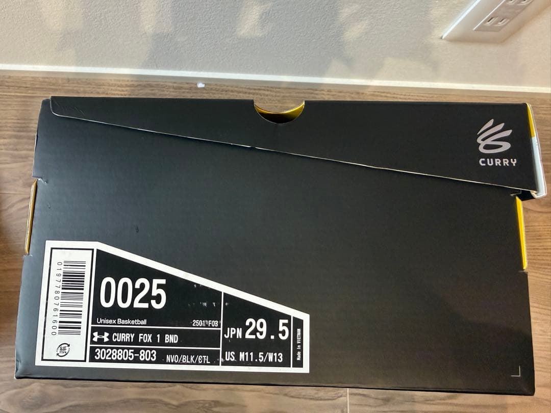 アンダーアーマー CURRY FOX 1新品 29cm