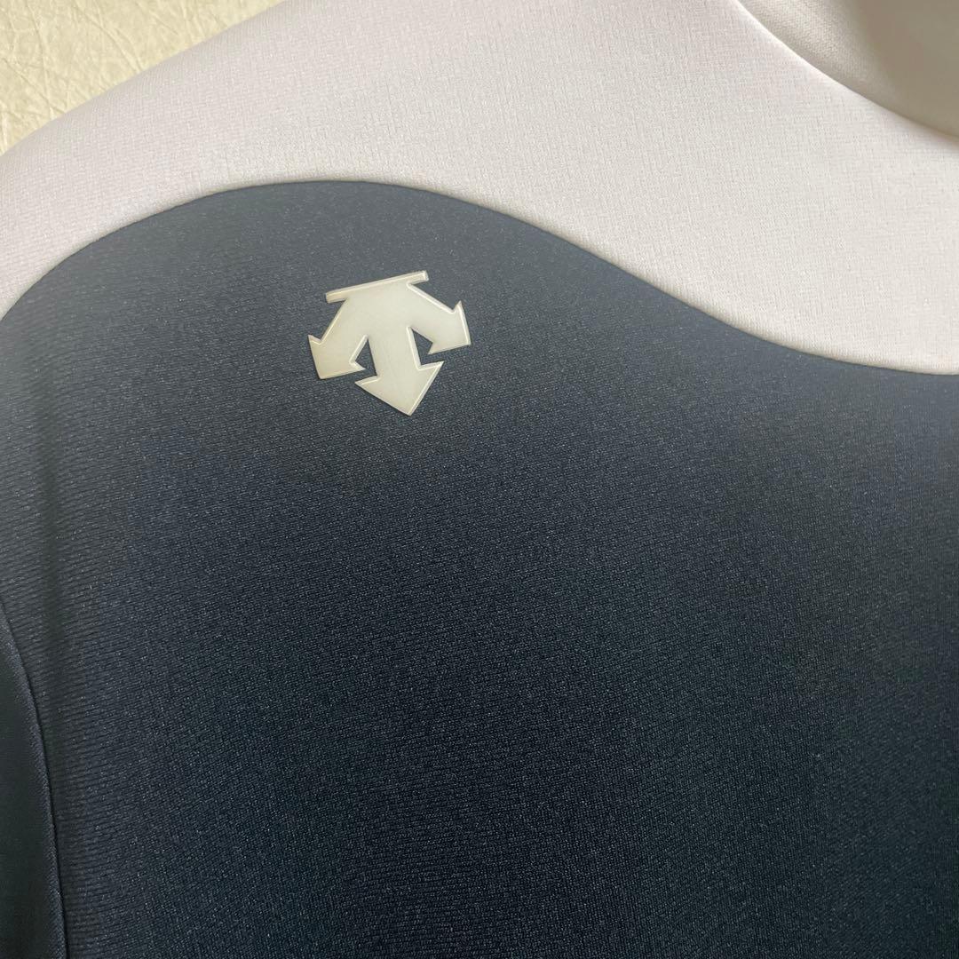 DESCENTE GOLF ゴルフウェア　M デサントゴルフ　モックネックシャツ