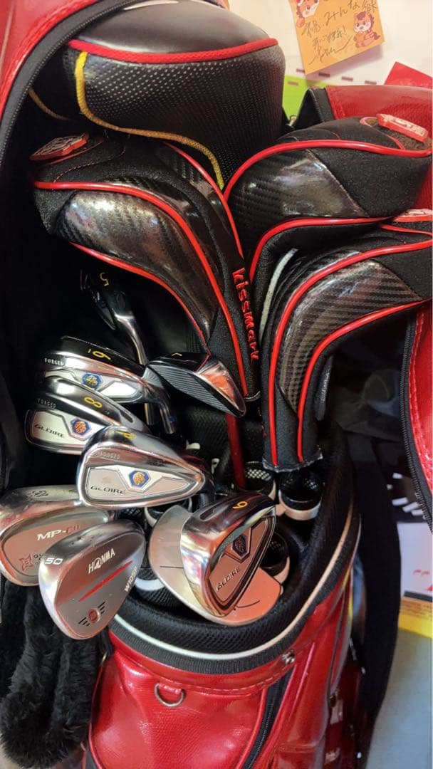 HONMA ゴルフクラブセット キャディバッグ付 メンズ 右利き 初心者向け