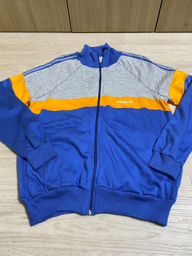 70s スペイン製 アディダス old adidas トラックジャケット M