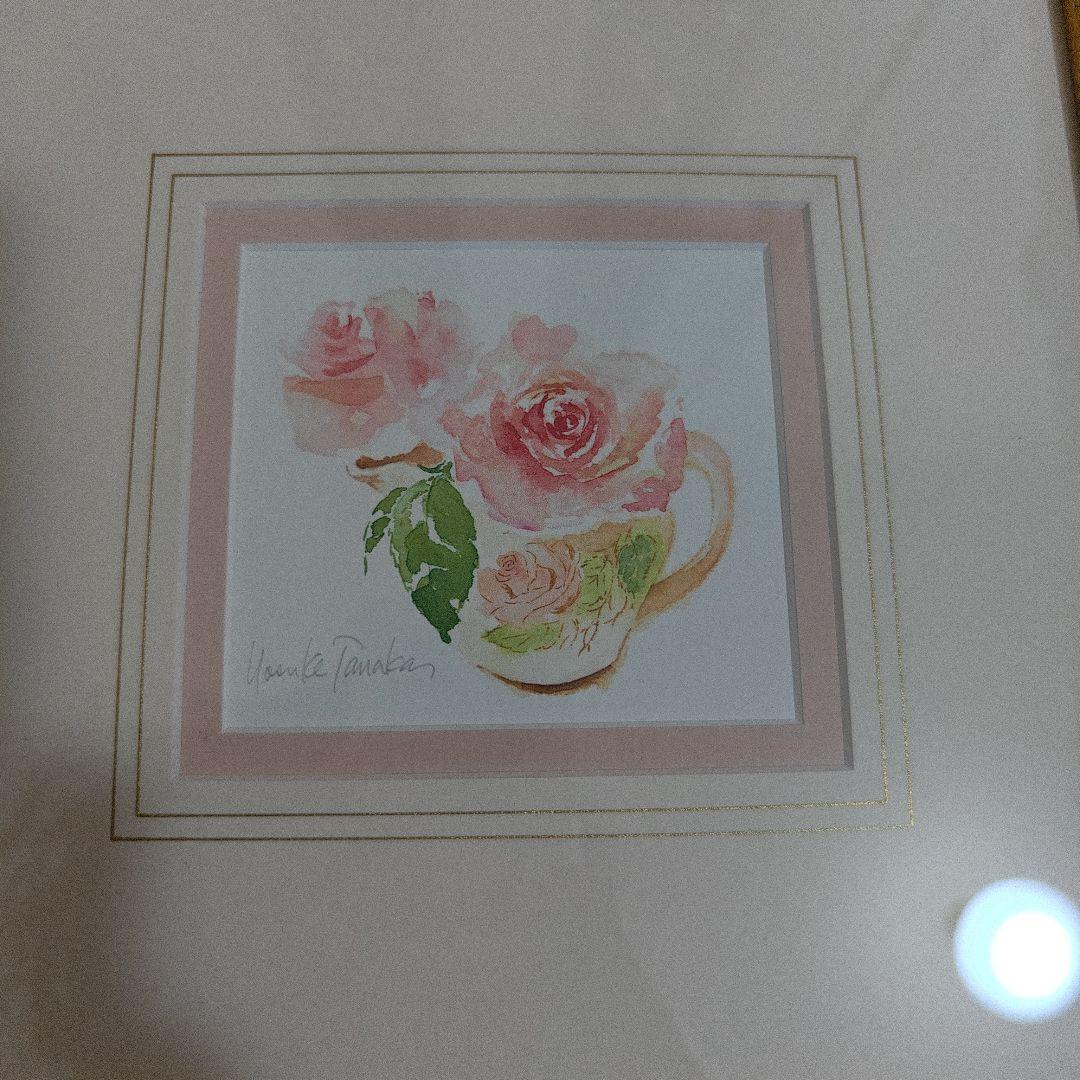 3連休値下げ 王由由　額絵　パトリシアローズのクリーマー
