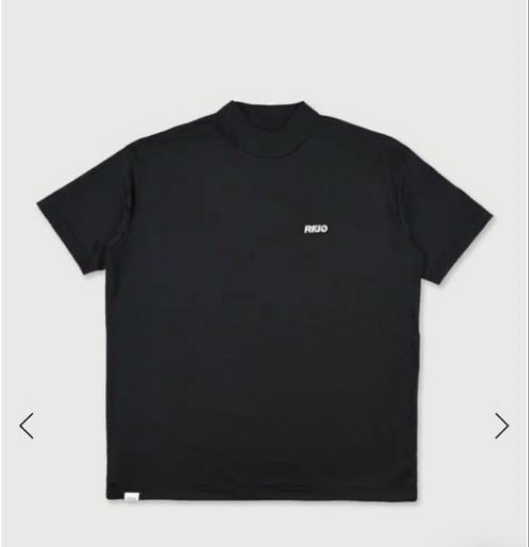 RFLG BACK LOGO MOCK NECK TEE XLサイズ　ブラック