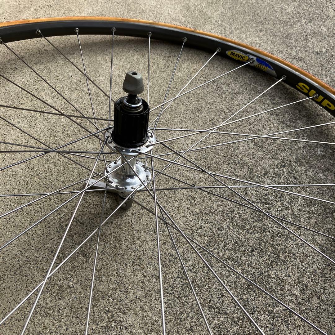 マビック➕アルテグラ➕バデットスポーク　チューブラーホイール中古