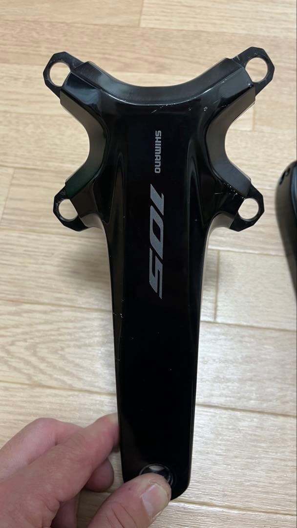 Shimano 105 クランクセット 165mm ブラック