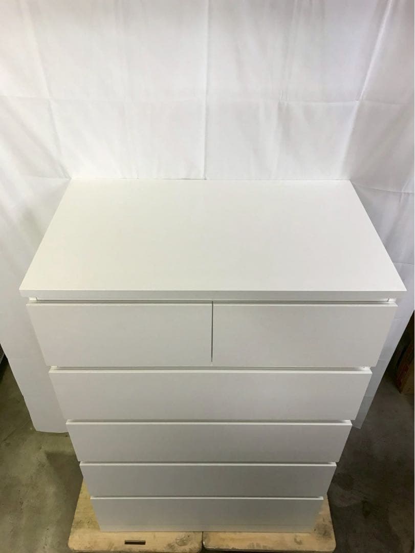 IKEA マルム MALM チェスト 5段 幅80 奥行48 高さ123