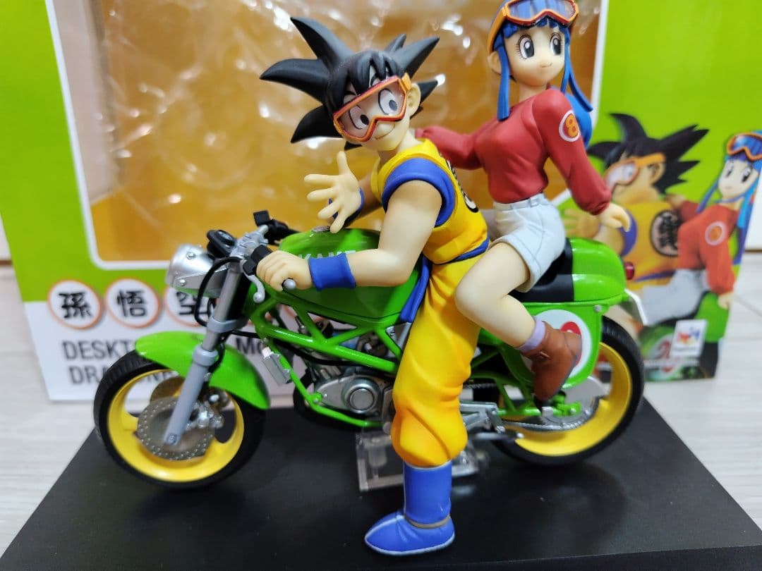 ドラゴンボール デスクトップリアルマッコイ05 孫悟空＆チチ＆バイク