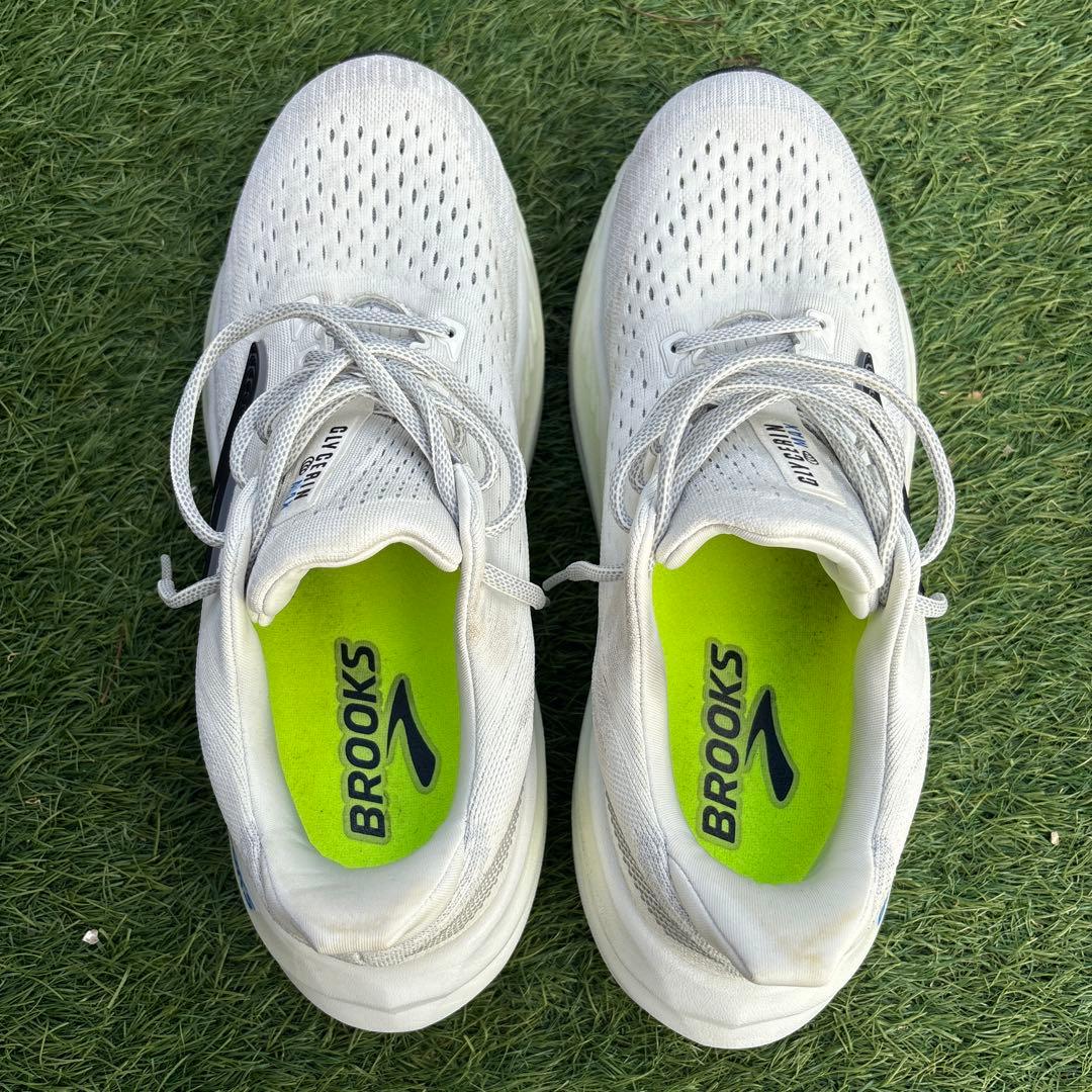 BROOKS GlycerinMax 27.0cm ホワイト/イエロー