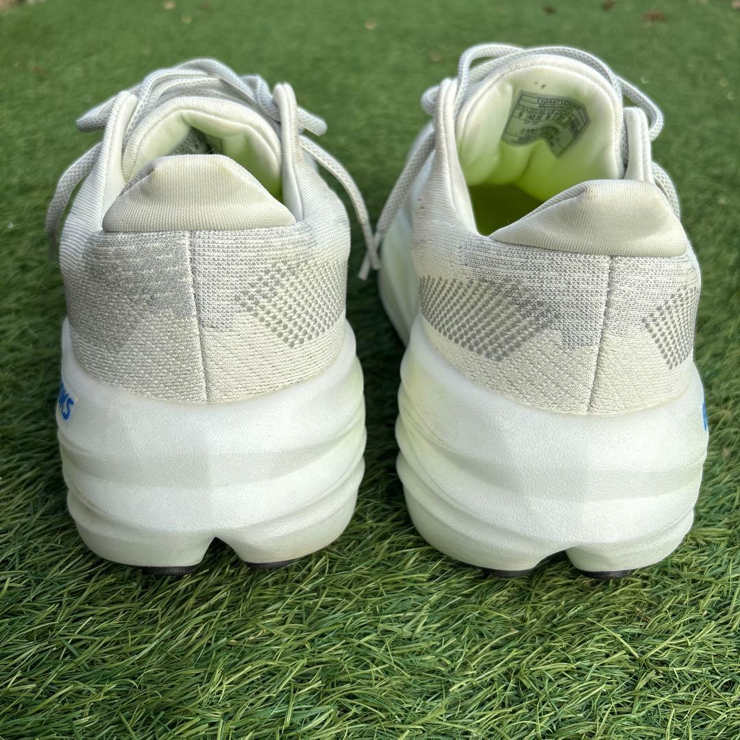 BROOKS GlycerinMax 27.0cm ホワイト/イエロー