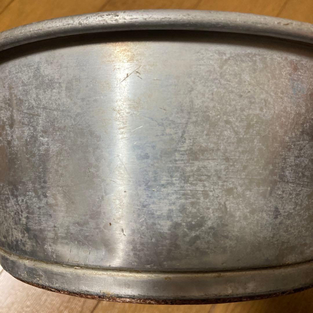 味の素　レトロ　アルミ製？桶　ヴィンテージ桶