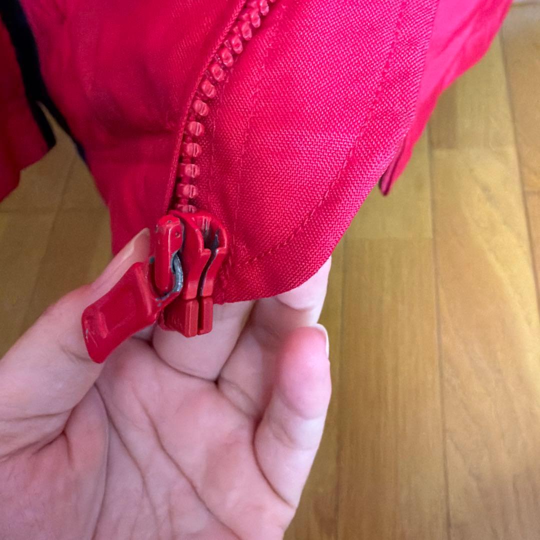 Nike 赤 ベンチコート Lサイズ
