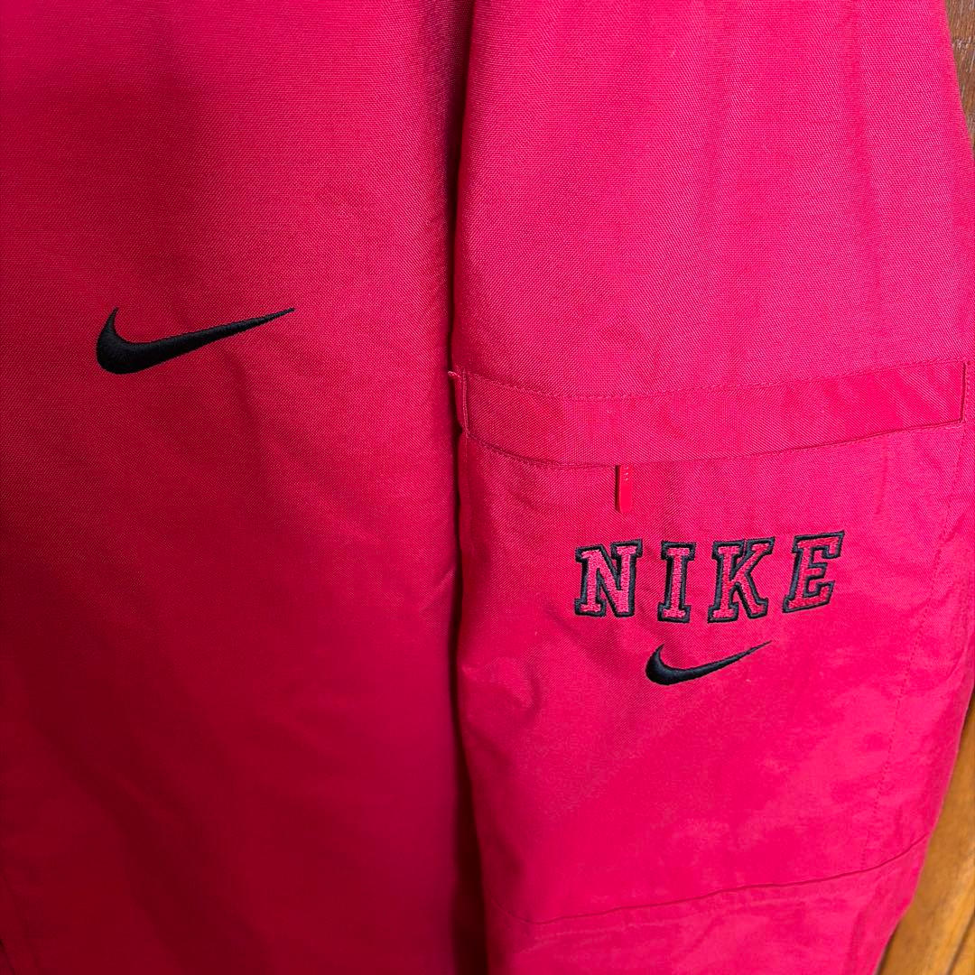 Nike 赤 ベンチコート Lサイズ