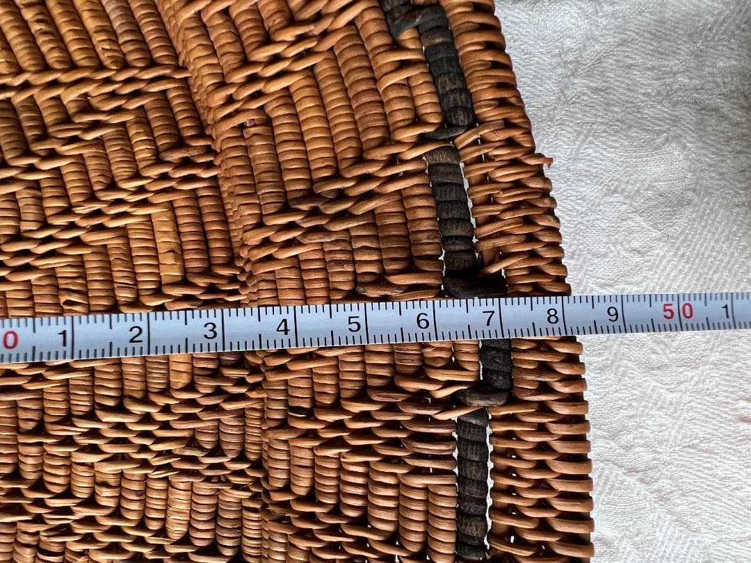 アタ製品　大判トレイ　幾何学模様　径約48cm