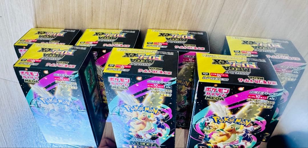 ハイクラス ポケモンカードゲーム　シュリンクなし　MEGAドリームex 7BOX
