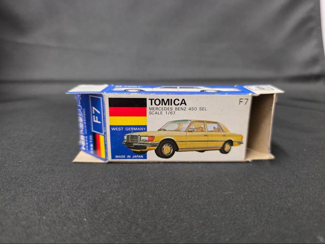トミカ青箱F7メルセデス・ベンツ450ＳＥＬ(日本製)①輸出TC