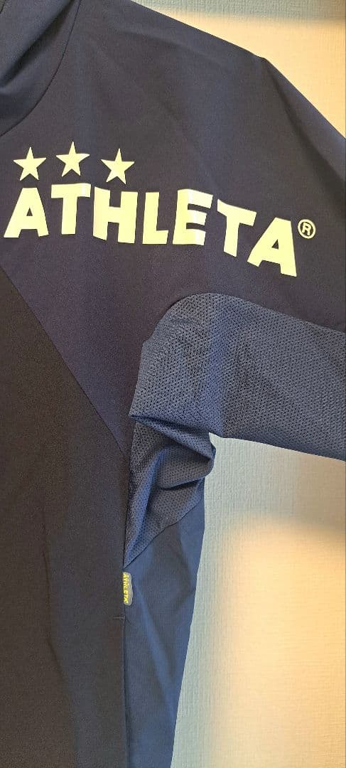 ATHLETAアスレタ　ウィンドジャケット/ズボン　ネイビーS