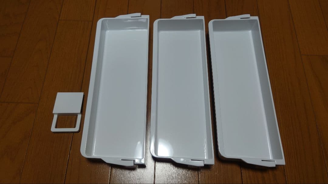三面鏡トレイ、ティッシュ用ストッパー