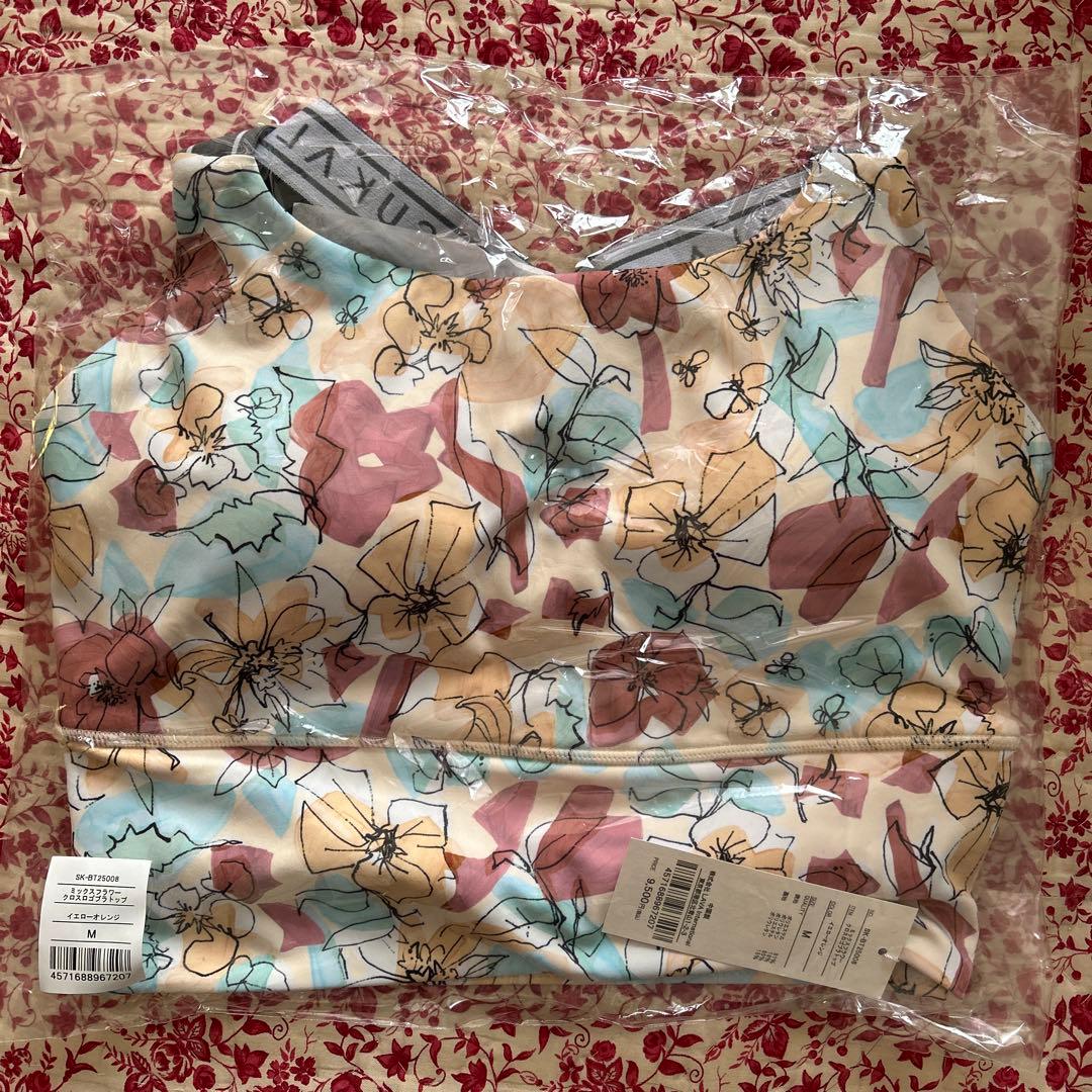 sukala ミックスフラワークロスロゴブラトップ M 新品 未開封