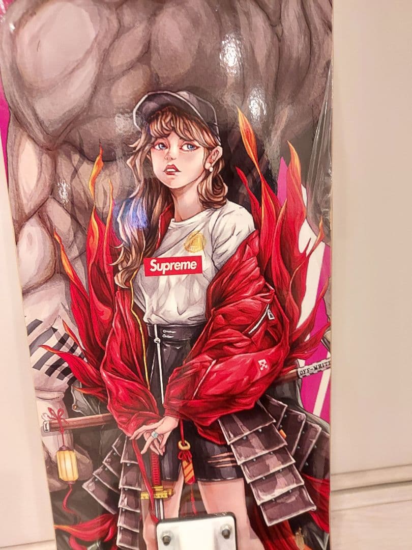 SUPREMEシュプリーム　スケートボード　SUPREME×OFF-WHITE？