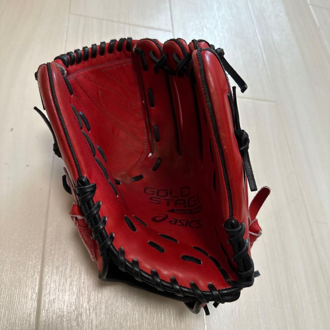 アシックス　ゴールドステージ　軟式　投手用　オーダー　グローブ