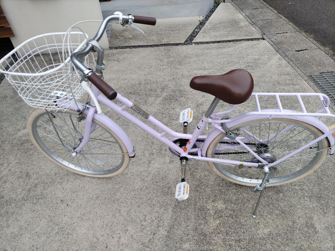 子供用自転車 ラベンダー色　22インチ