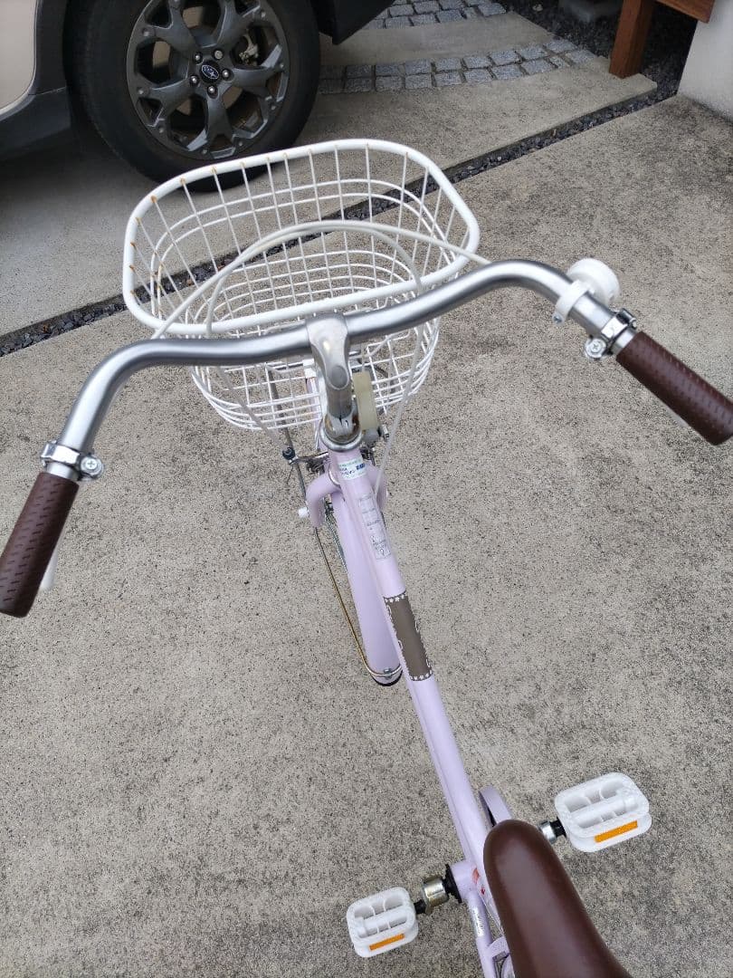 子供用自転車 ラベンダー色　22インチ